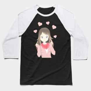 beautiful girl Baseball T-Shirt